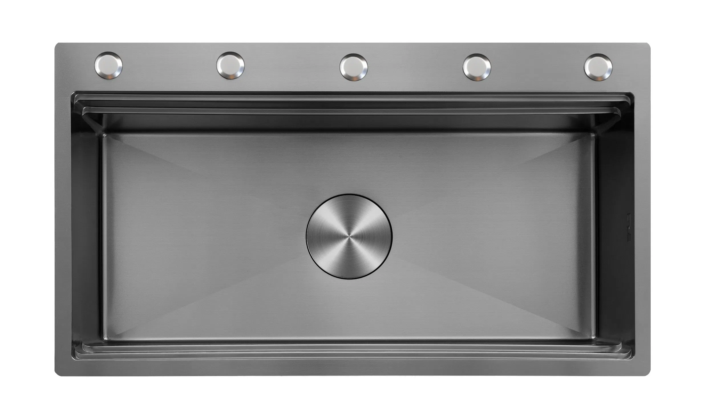 Advanced 304 Stainless Steel Smart Kitchen Sink Handcrafted with Digital Faucet and Glass Washer