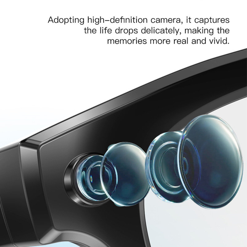 Ai Translator Glasses Voice Assistant Video Recording Photogray WiFi Smart Glasses with Camera
