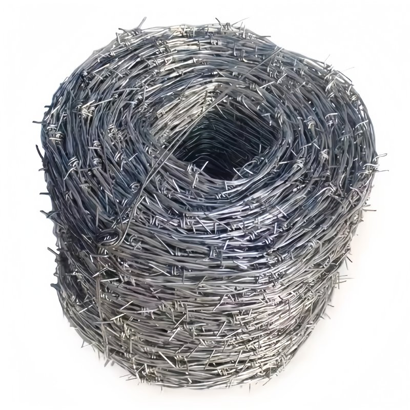 China Barbed Fence Galvanized Thorn Rope Barbed Wire Caltrop for Fence Wire Steel Wire Chain Link Fence
