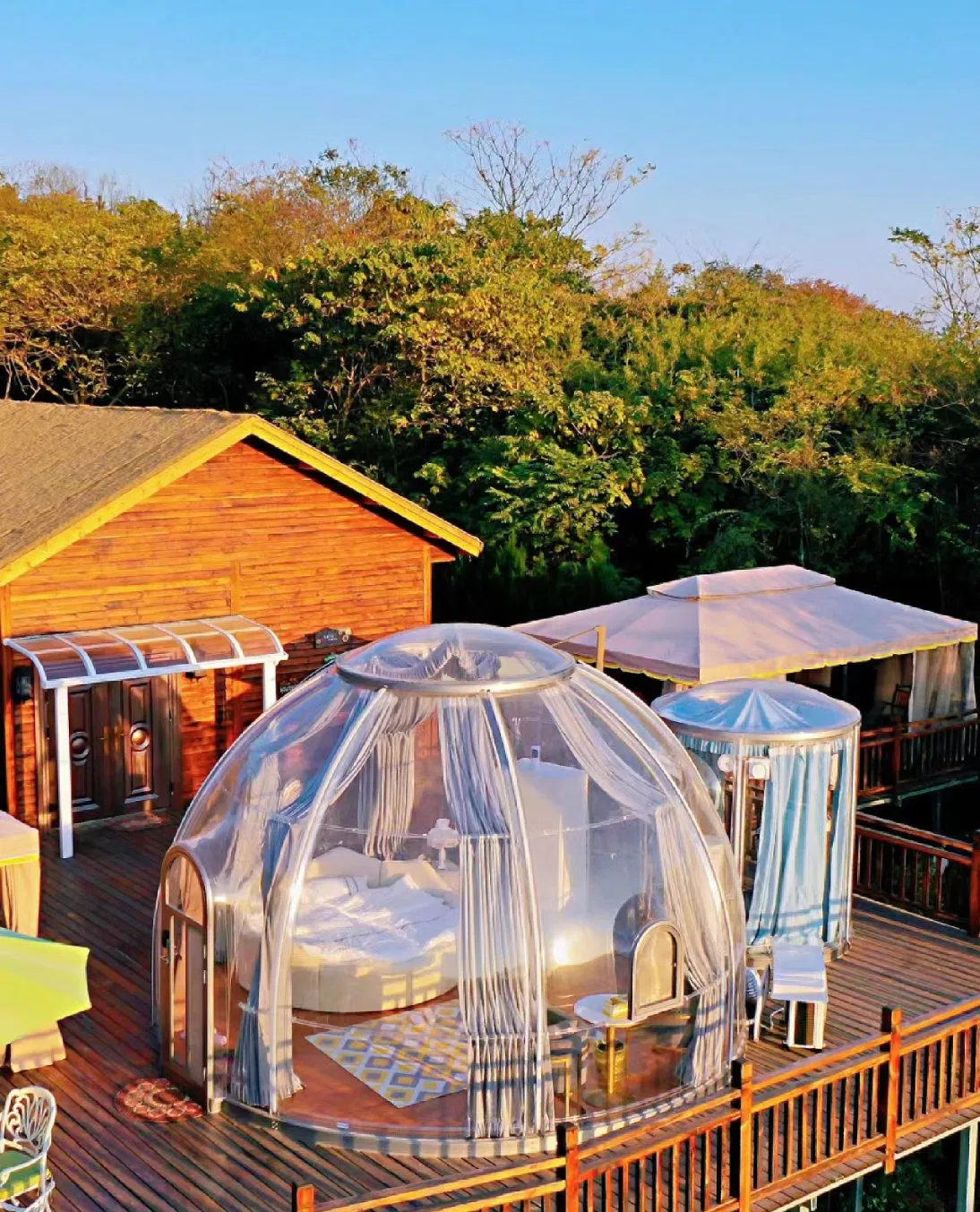 2024 Explosive New Products Customized Outdoor PC Tent Transparent Dome Star Bubble House Ys2.2
