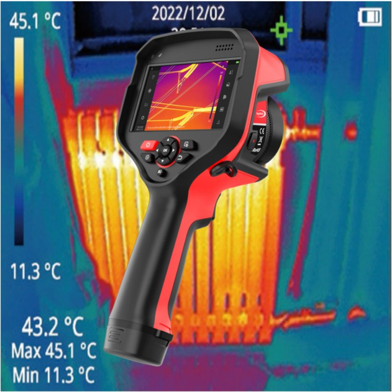 Multi-Lens System Expert Thermal Camera with Wider Temperature Range Android Operating System