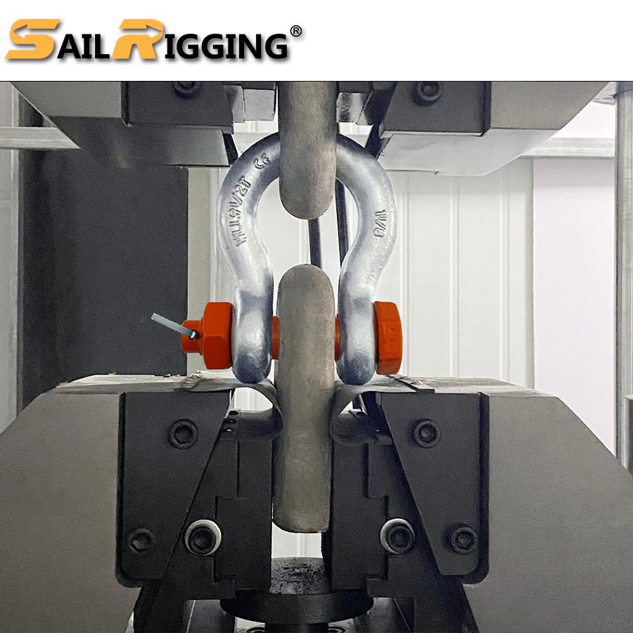 Us Type Drop Forged Galvanized Screw Pin G209 Anchor Shackle 5t Bow Steel Rigging Shackle Grilletes De Acero