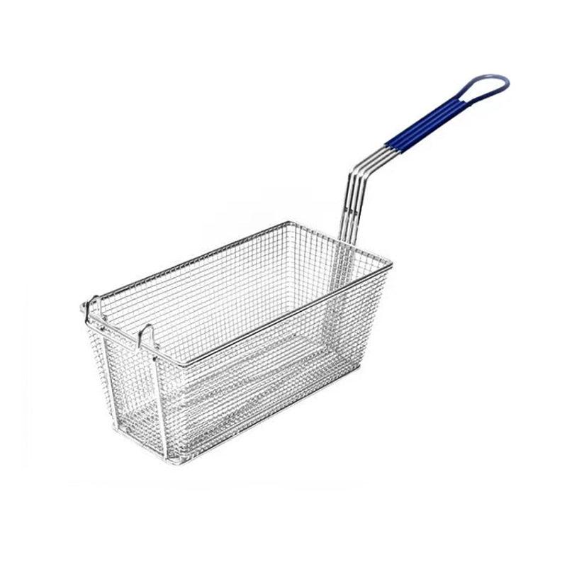 Прямоугольная фритюрная корзина из нержавеющей стали