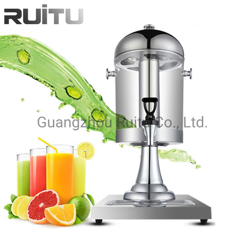 Beverage Dispenser with Stand Buffet Catering Tabletop One Single Tank Plastic Commercial Cold Drink Juice Fruit Dispenser