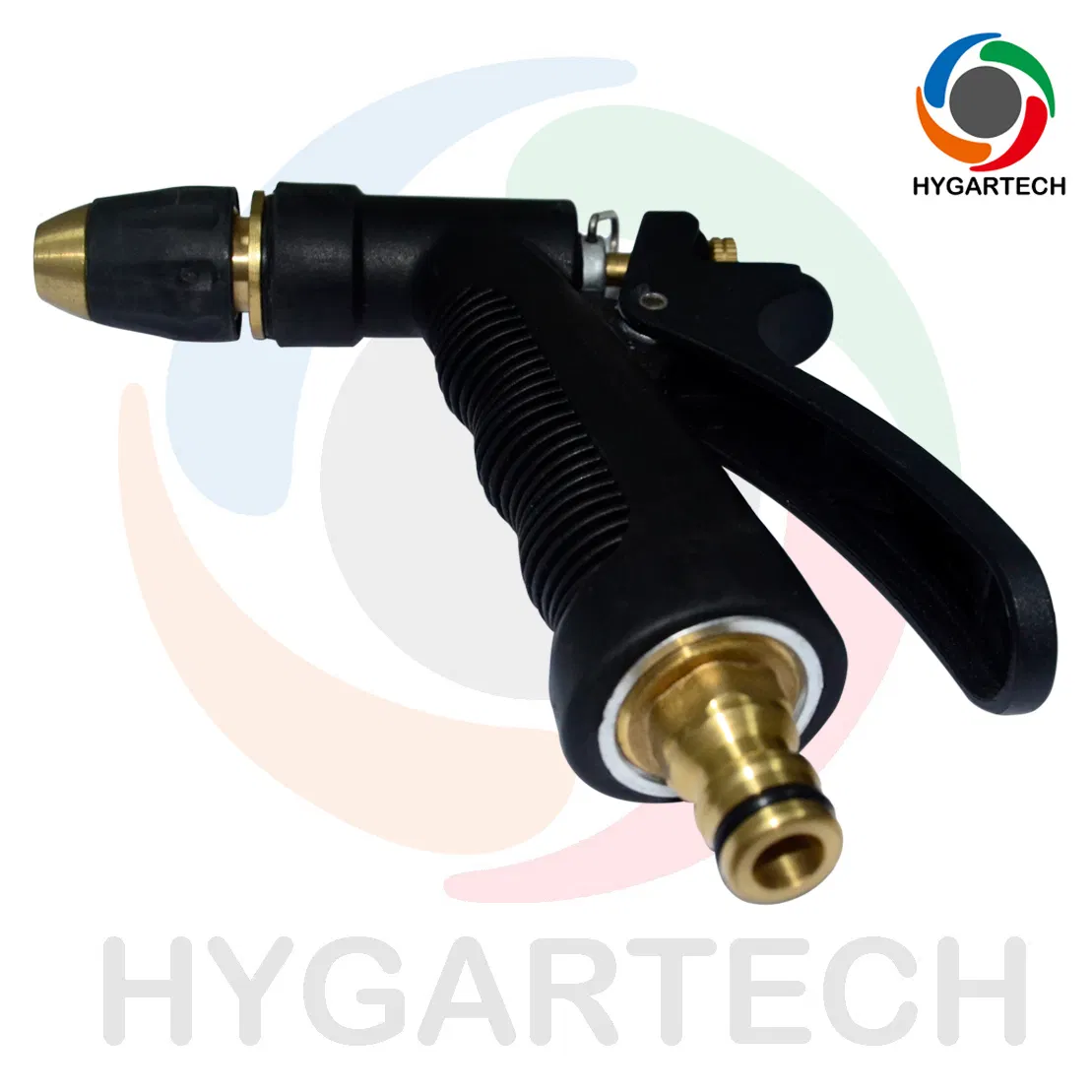 Manual Brass Spray Nozzle with Rubber Cover Soft Grid Holder and Adjustable Nozzle