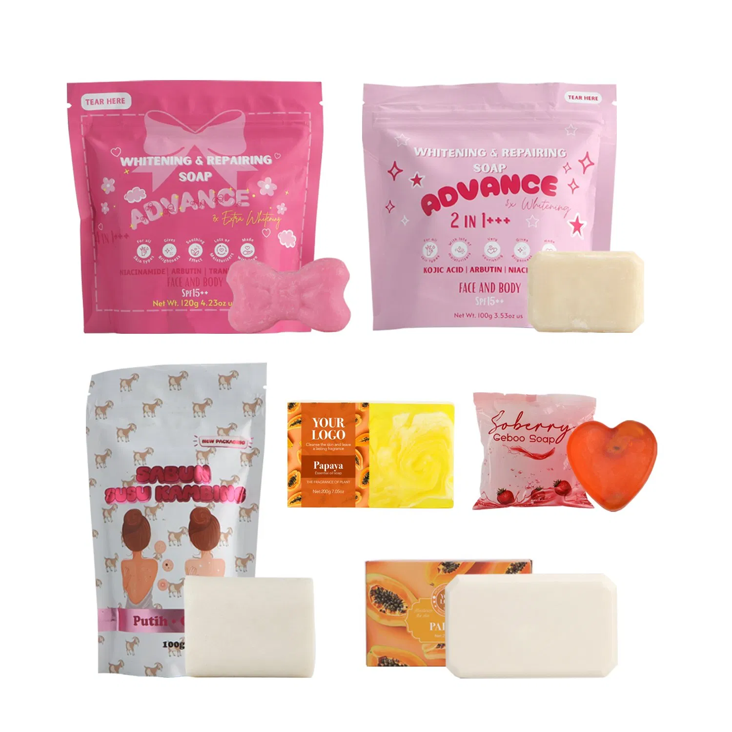 Moisturizing Organic Bath Soap Bar with Coconut Oil for Soft Skin Care
