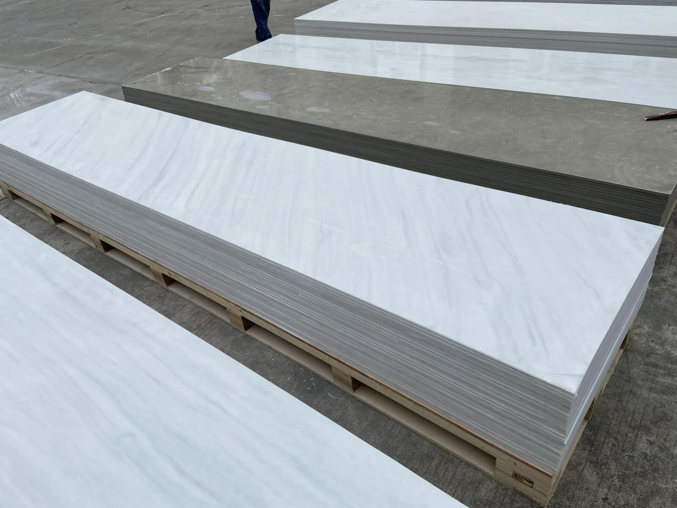 Building Materials Eshine Terra Grey Imitate Terrazzo Marble China Hanex Solid Surface Price Corian Solid Surface Artificial Stone Artificial Marble Slabs