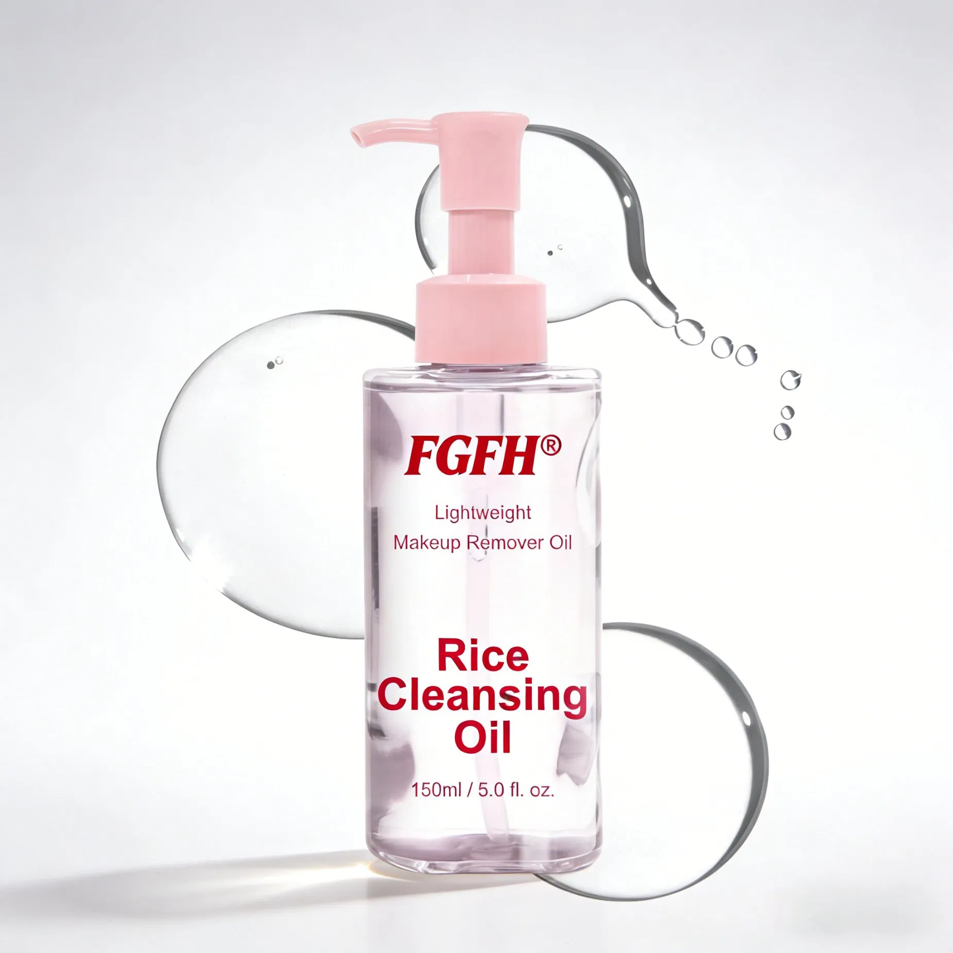 Herbal Rice Raw Pulp Cleansing Oil for Face Quick Makeup Removal Pore Purifying Moisturizer