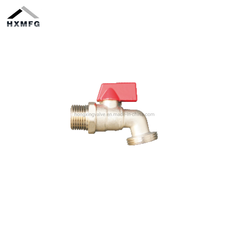 Butterfly Handle Male Brass Chrome Plate Hose Union Bib Tap