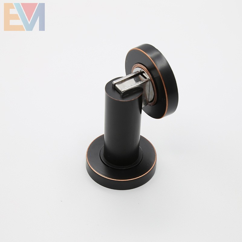 Decorative Floor Door Protector for Hotels Modern Design Zinc Alloy Door Stopper