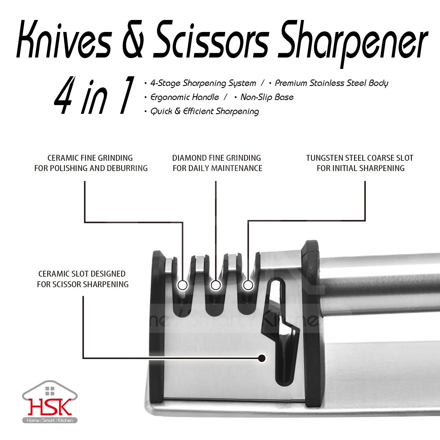 4 Stage Knife Sharpener