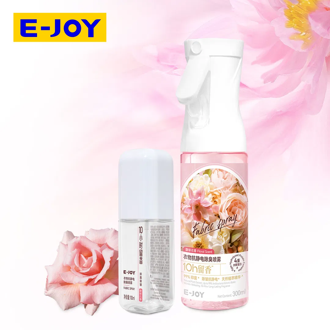 Fabric Care Anti-Static Fragrance Spray with Long-Lasting Scent and Lint & Stain Removal