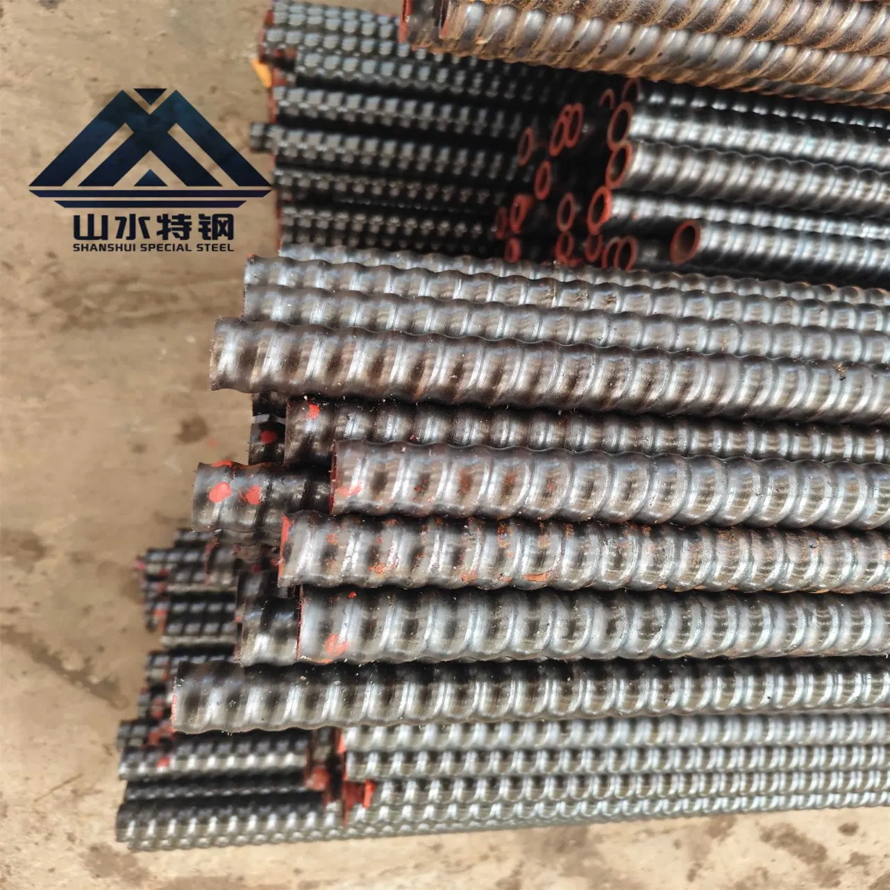 40cr Material Hot Rolled Self Drilling Anchor Bolt System Anchoring