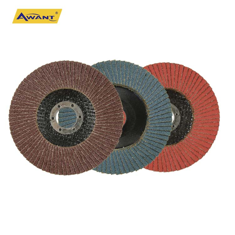 5 Inch 125mm Red Ceramic Excellent Abrasive Flap Disc for Polishing Steel