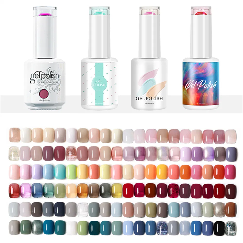 Wholesale China Customized Nail Gel Supplier OEM Bottles Private Label Colors Soak off LED Nail Polish Colour UV Gel Polish