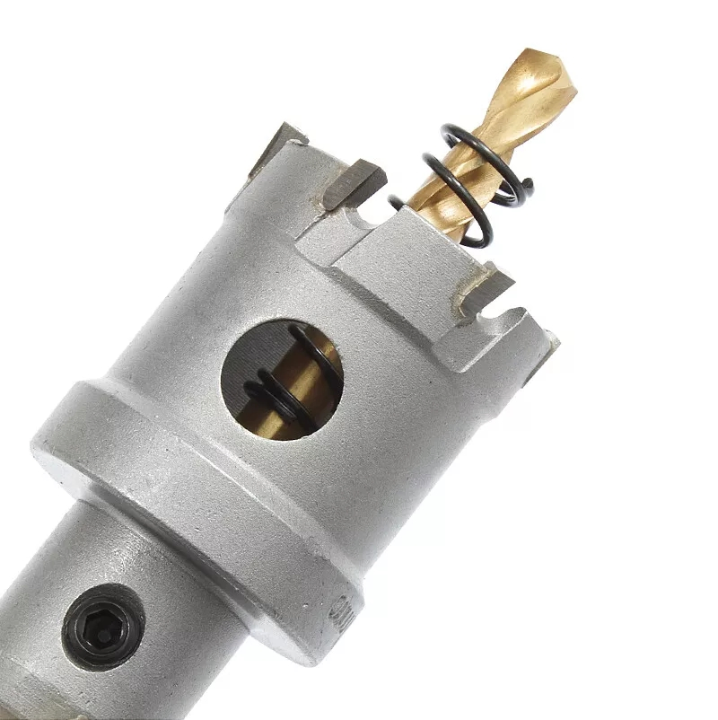 6PCS 22-65mm Carbide Tip Metal Stainless Steel Tct Hole Saw Cutter Drill Bit Set