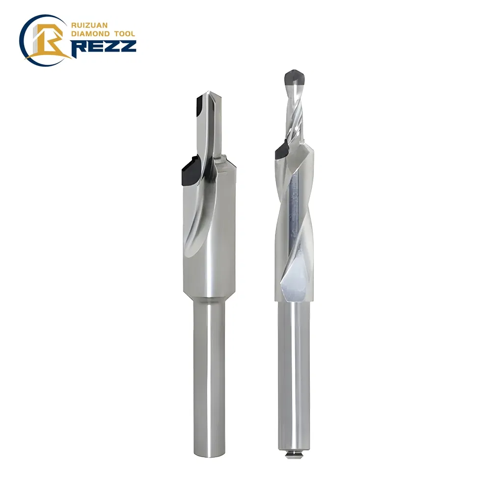 PCD Step Drilling Drill Bits Diamond Drill Router Bit Engraving Cutting Tool PCD Step Drill