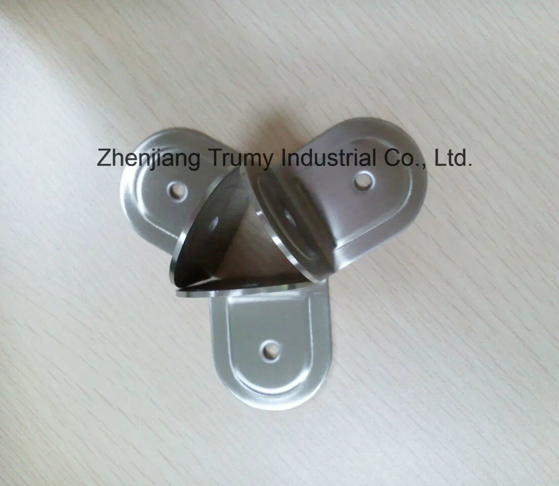 Stainless Steel Bathroom Partition Fittings Corner Fasteners for Door