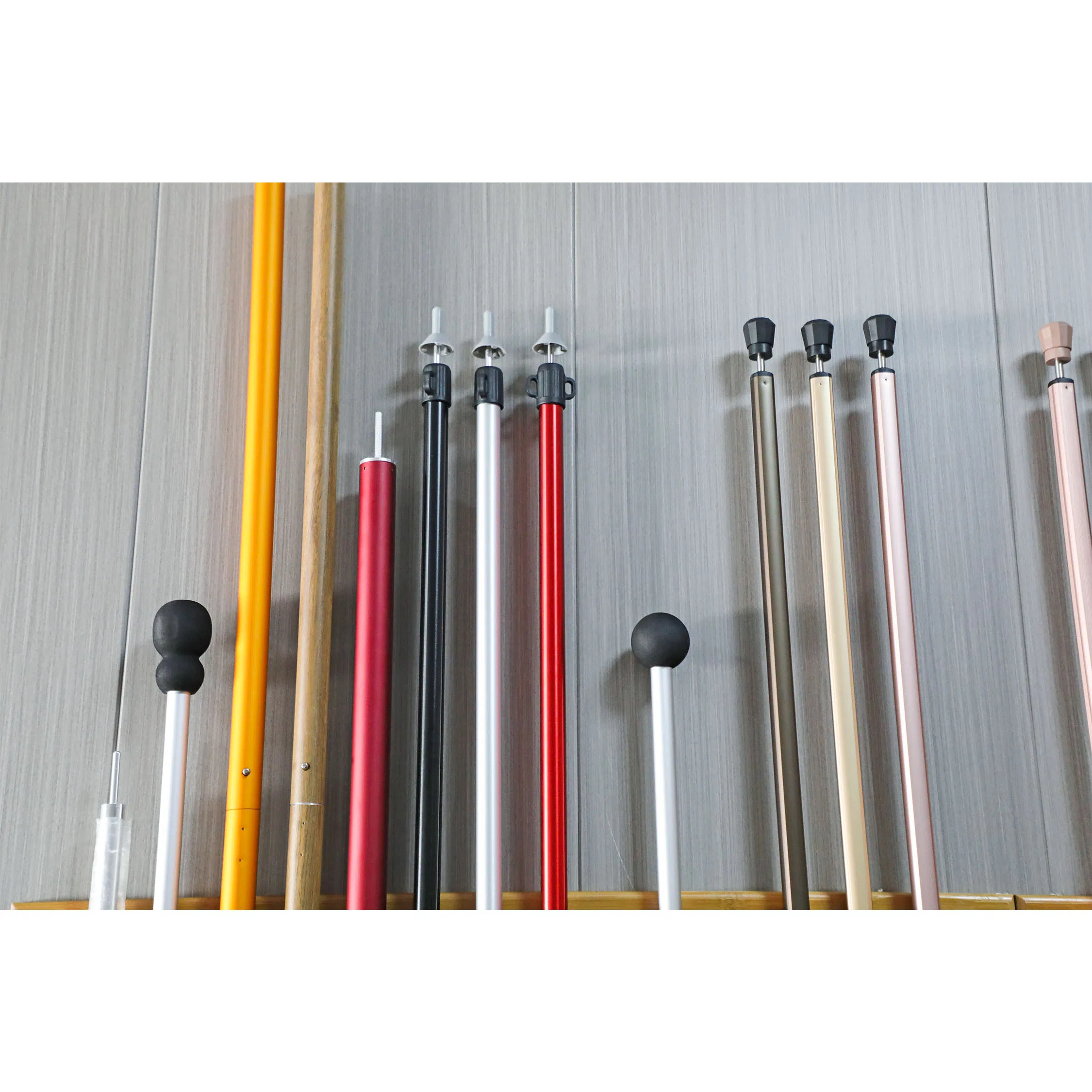 6061 T5 Aluminum Telescopic Pole Pop-up Lock Camping Tarp Tent Pole