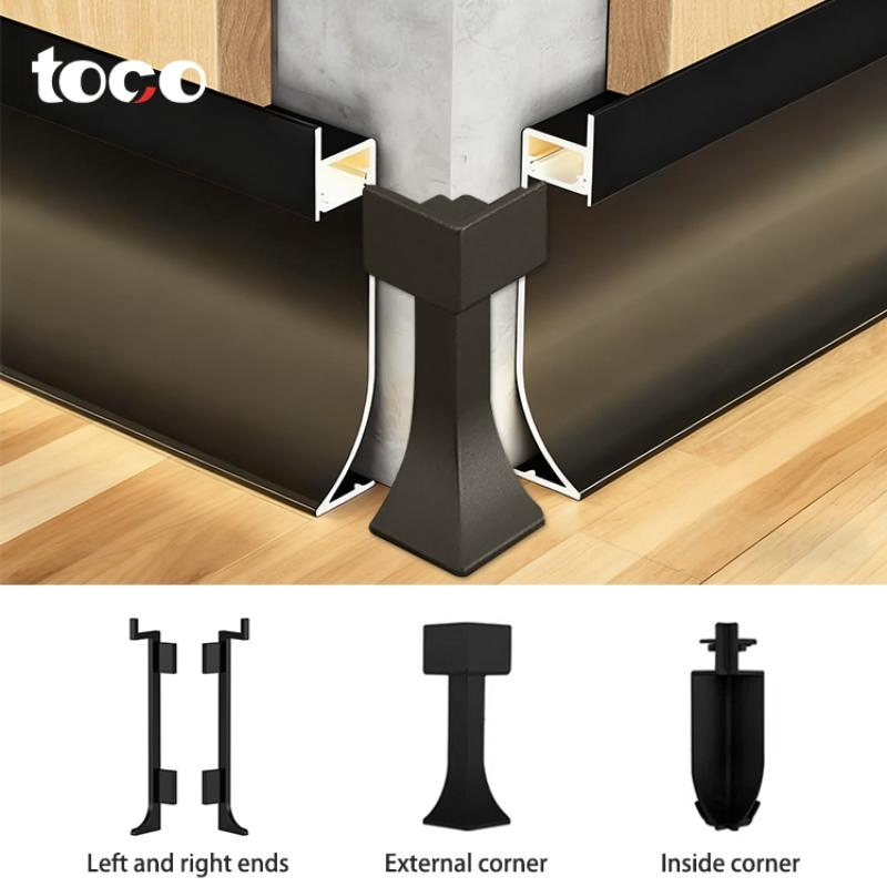 Durable Aluminum Alloy Waterproof Trim Light Aluminum LED Skirting Board
