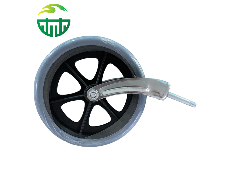 Wheelchair Caster Wheels – PP Front Casters, 5/6/8/10 Inch, Wear-Resistant PVC, Replacement Wheels