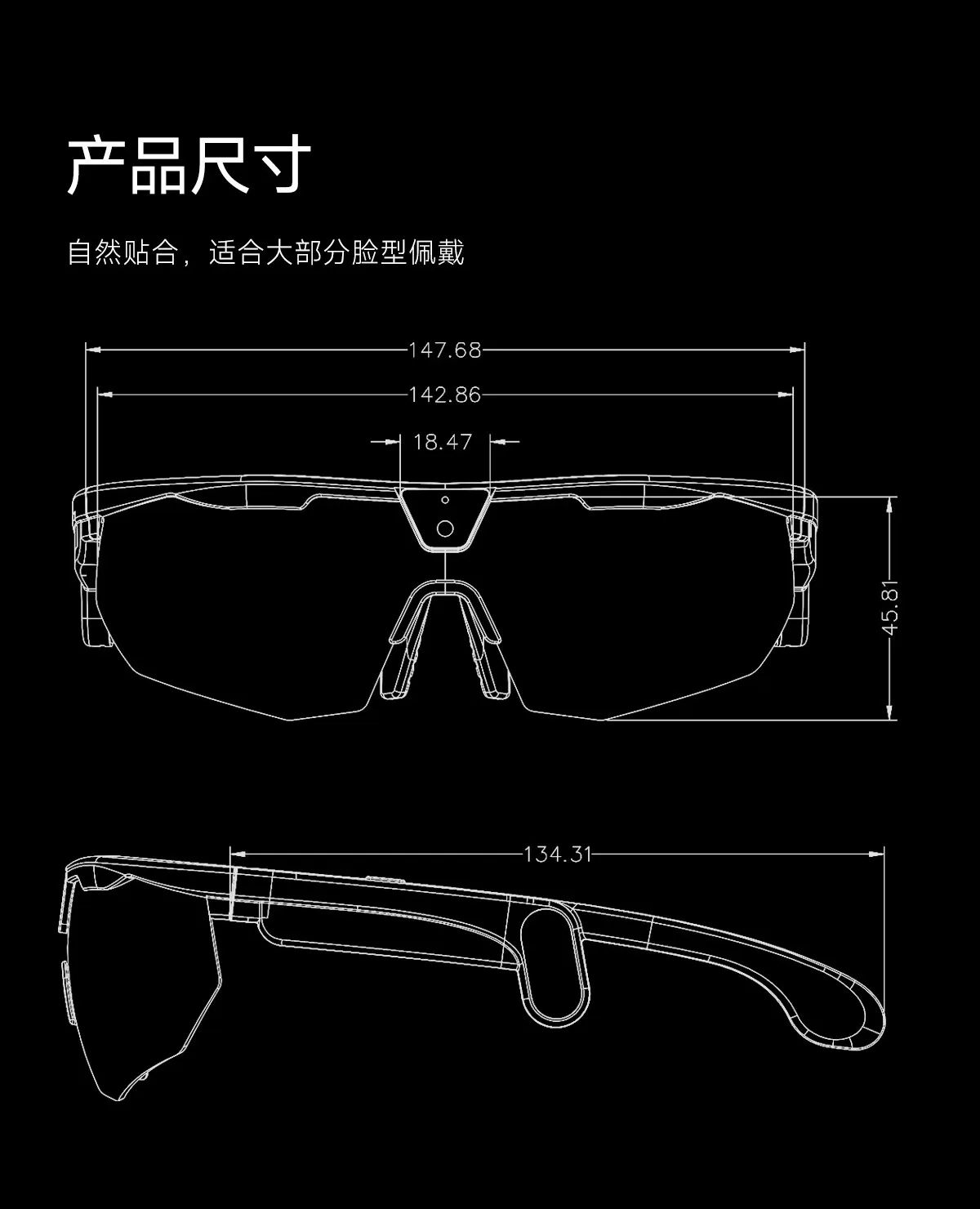 Умные очки Bluetooth с AI-переводчиком и записью видео