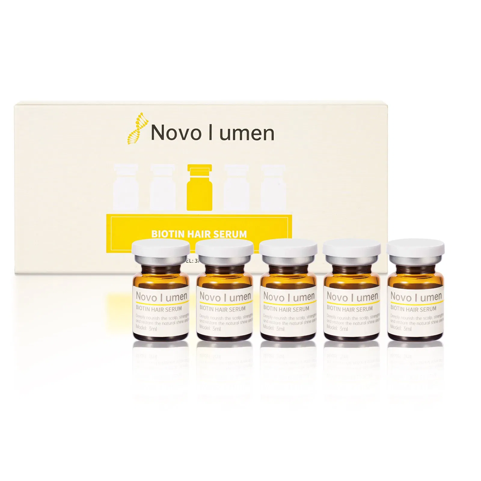Wholesale Hair Growth Serum Organic Anti Hair Loss Treatment for Thicker Hair