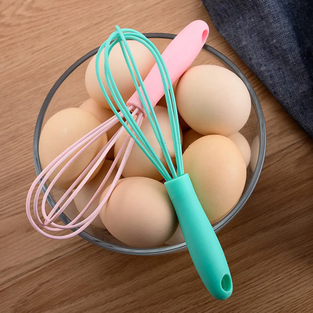 Multifunctional Rotary Manual Egg Beater Mixer Mini Plastic Kitchen Egg Whisk Bake Tool Egg Agitator