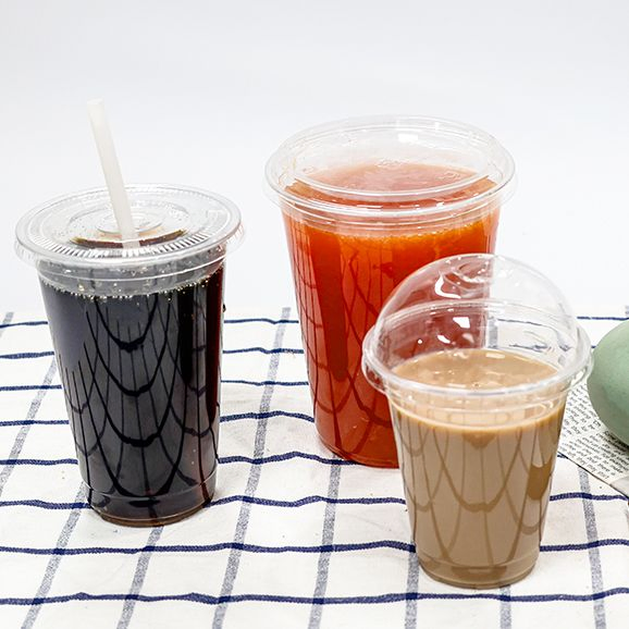Одноразовые пластиковые стаканы 16oz для холодных напитков