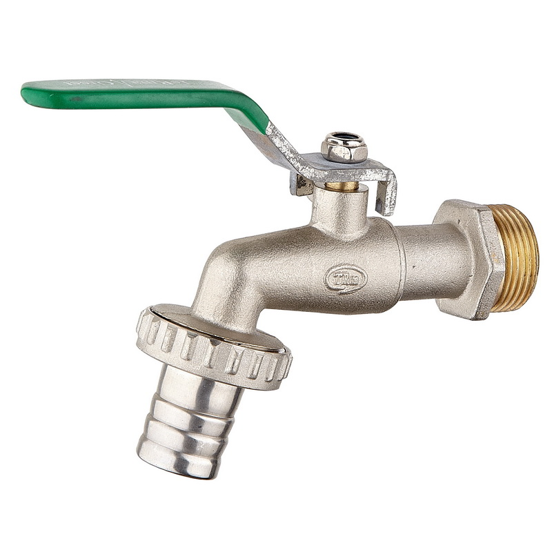 Brass Irrigation Hose Bibb, Mip X 1/2 Inch Mht, 1/2 Inch 1/2 Inch