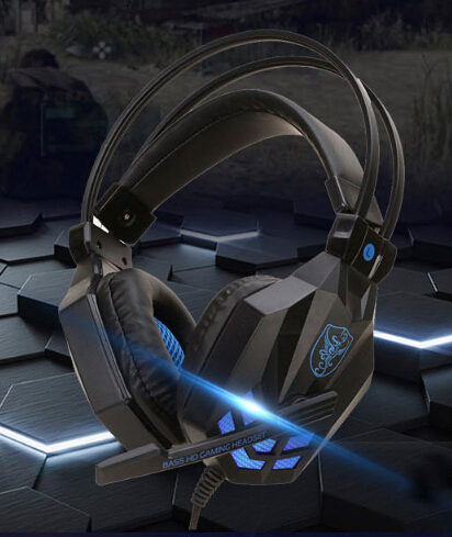 Computer Gaming Headset, 1 Color LED Lighting
