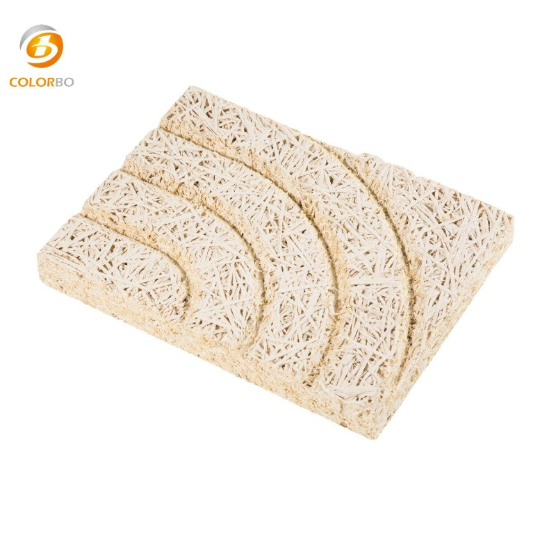 Premium E0 Acoustic Wall Tiles - Natural Wood Cement Panels