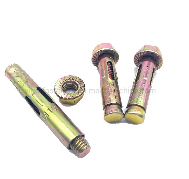 Stainless Steel A2/A4 Sleeve Anchor with Flange Nut Washer Concrete Expansion Bolt