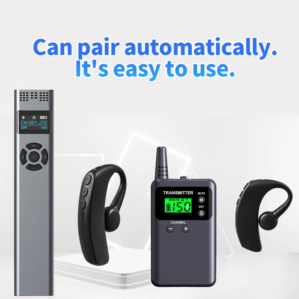 Беспроводная туристическая система 2.4 ГГц, 999 каналов