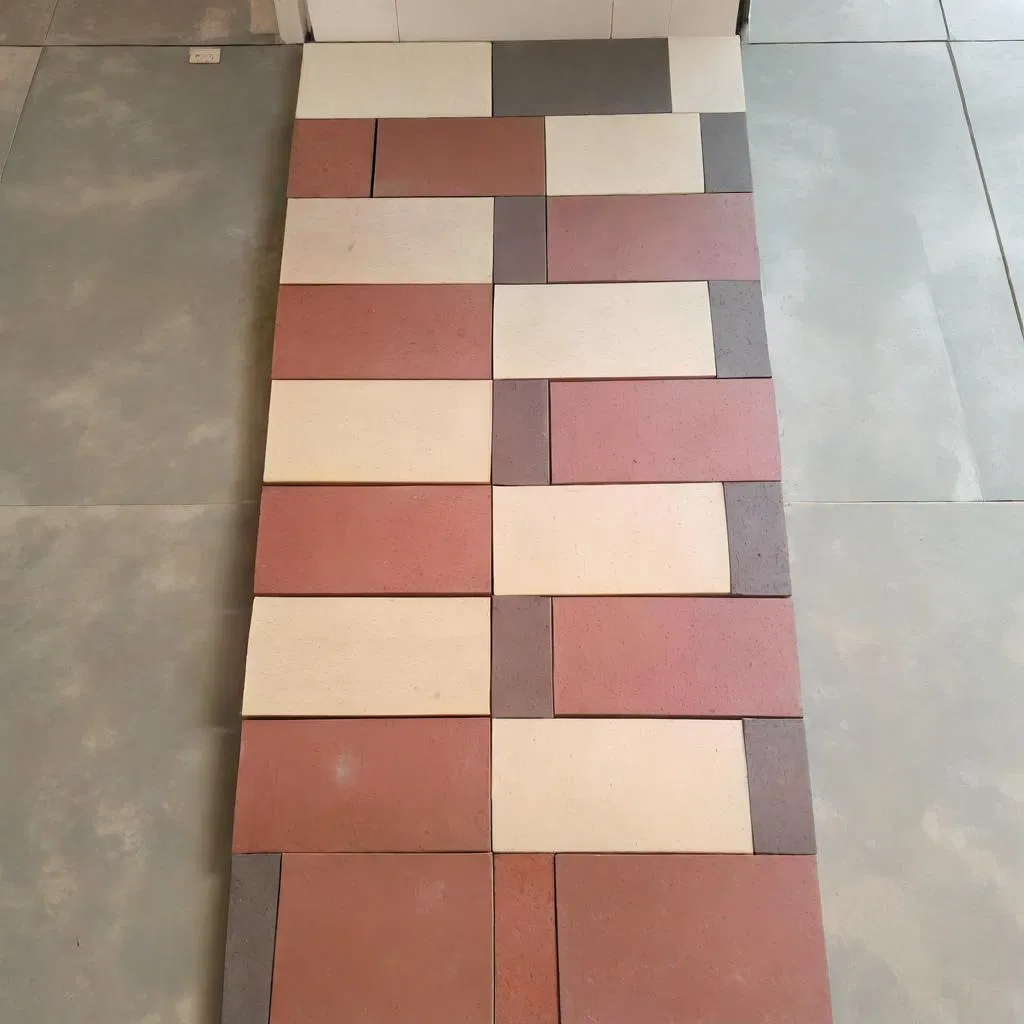 Fire Facing Square Machine Pallet Swimming Pool PC Road Clinker Durable Ceramic Permeable Water Permeable Garden Granite Clay Real Paving Stone Block Brick