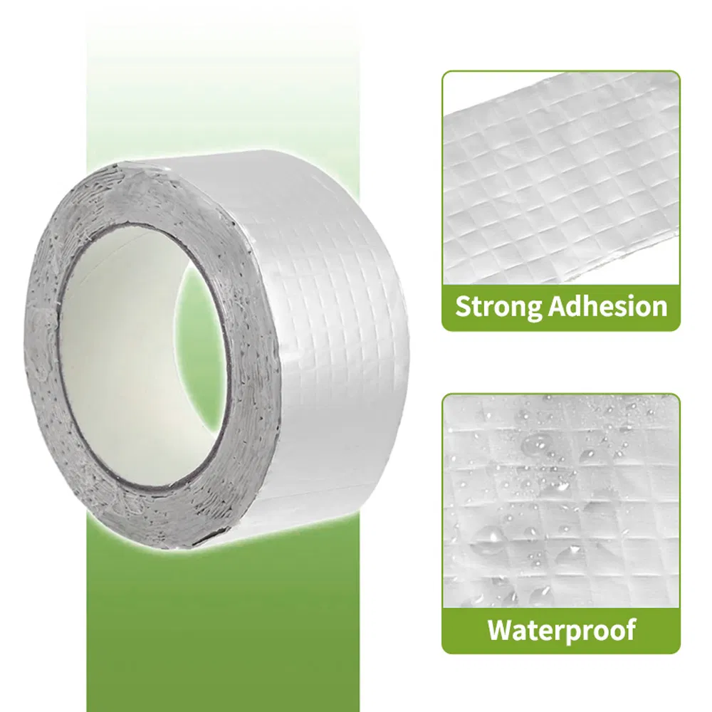 Butyl Tape for Sealing Water Leaks in Plastic Pipes