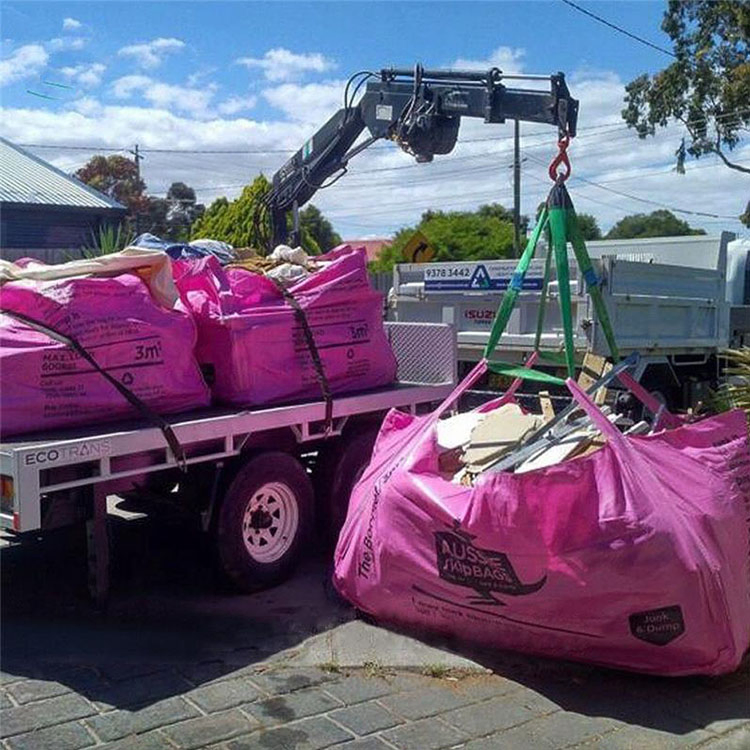 1000kg Circular Packaging Skip Feed Sling FIBC Big PP Bags for Waste Management