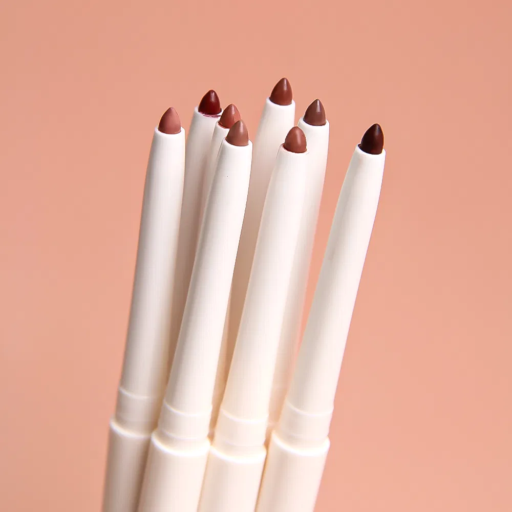 High Pigment Matte Retractable Creamy Brown Pink Lip Liner Waterproof Lipliner Pencil