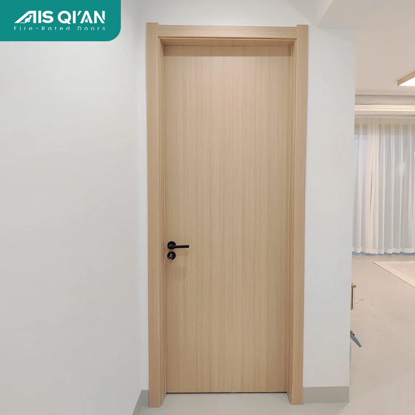 WPC Door Solid Material Customized Modern Wooden Interior Doors