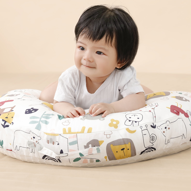 Adjustable Breastfeeding Nursing Support Pillow with Fastening Strap Cotton Cover Ages 0-3 Years OEM