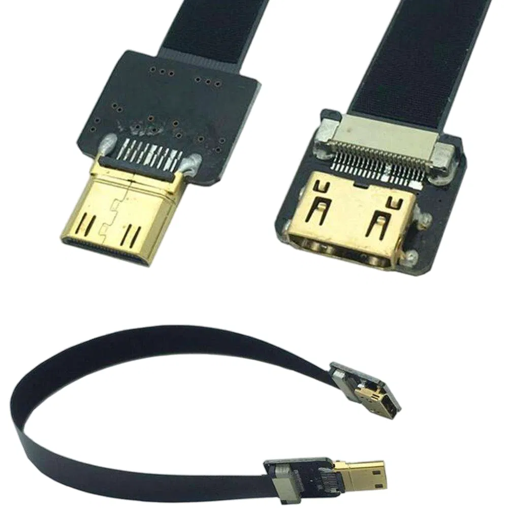 Manufactory Fpv Mini Flat Hdm Female to Mini Fpv Fpccable for HDMI Multicopter Aerial Photography