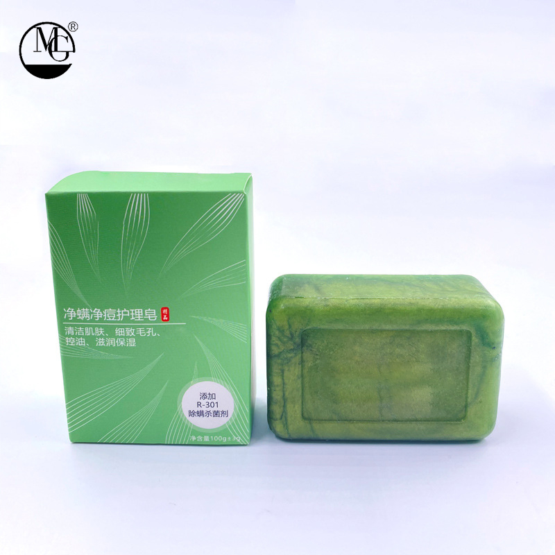 Natural Plant Extracts Daily Skin Cleansing and Acne Prevention Effective Anti-Mite Soap
