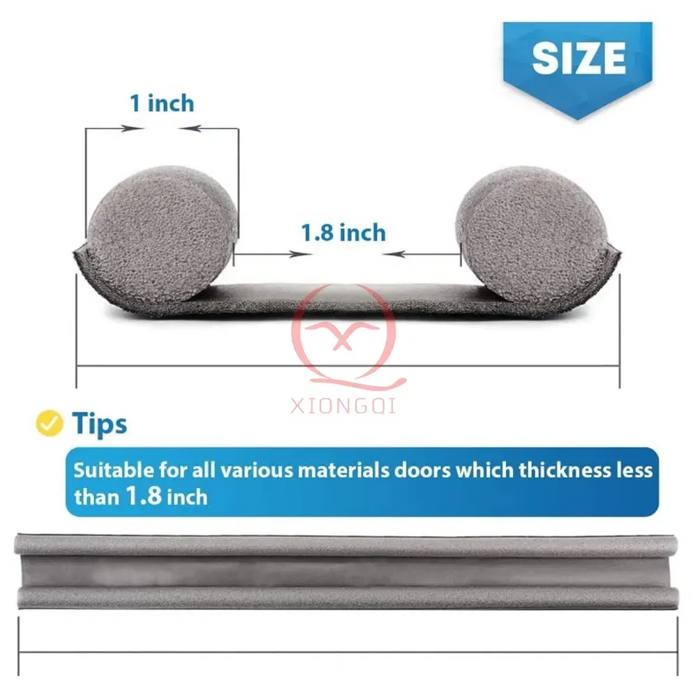 Wholesale Free Sample Waterproof Door Foam Sealing Strips Under Door Double Sided Draft Stopper