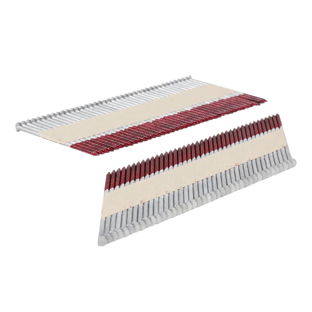Galvanized Flat Head Polished Framing Paper Strip Nail