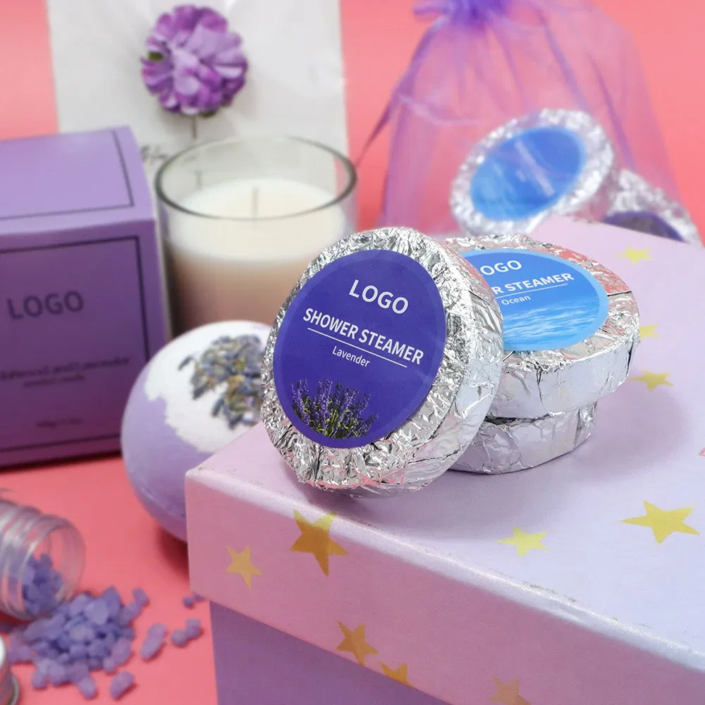 Aromatherapy Bath Gift Set: Bombs, Salts, and Candles