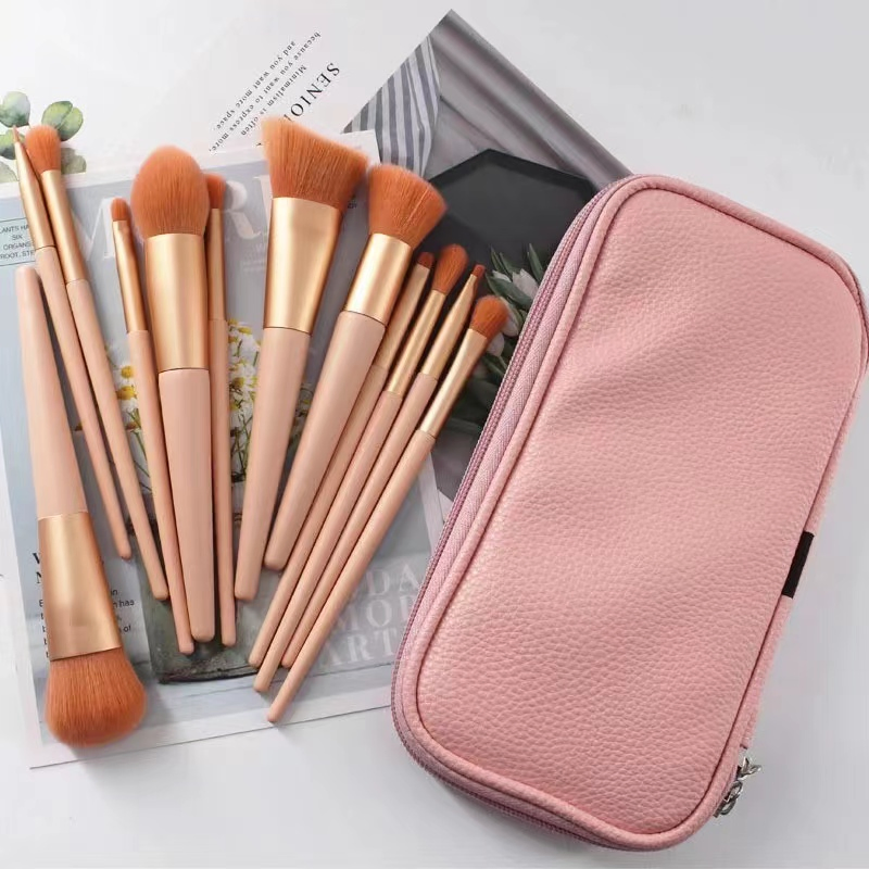 Fashionable Personalized Wooden Handle Make up Brush Private Label Cosmetic Makeup Brush Set