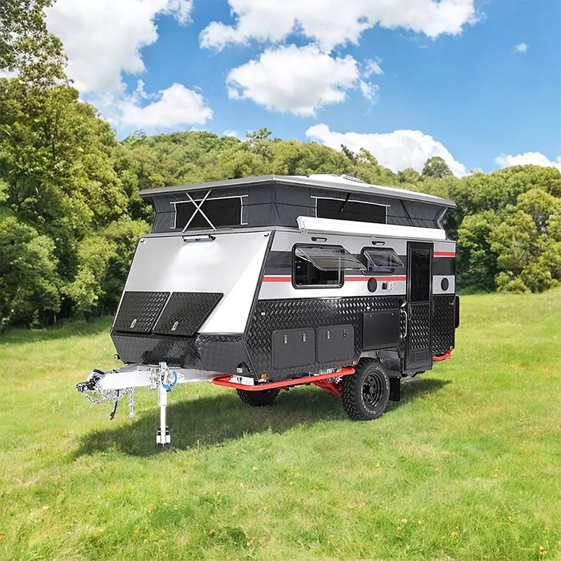 Hot Sale off-Road Hybrid Camper Caravan/Motorhome Complete Furniture Independent Suspension