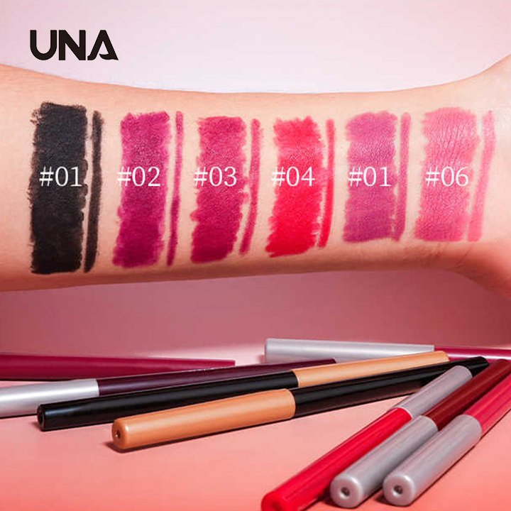 New Arrival Private Label High Quality 6 Colors Waterproof Non Sticky Outline Lip Line Moisturizing Lip Liner