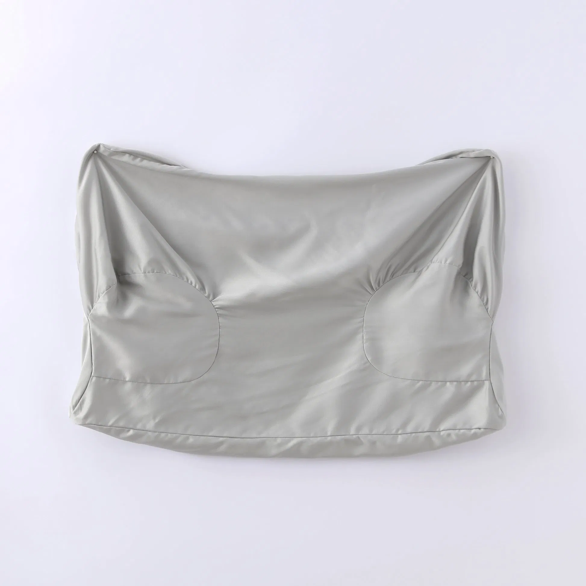 Custom Home Use Bamboo Woven Fabric Pillow Case Cover with Zipper