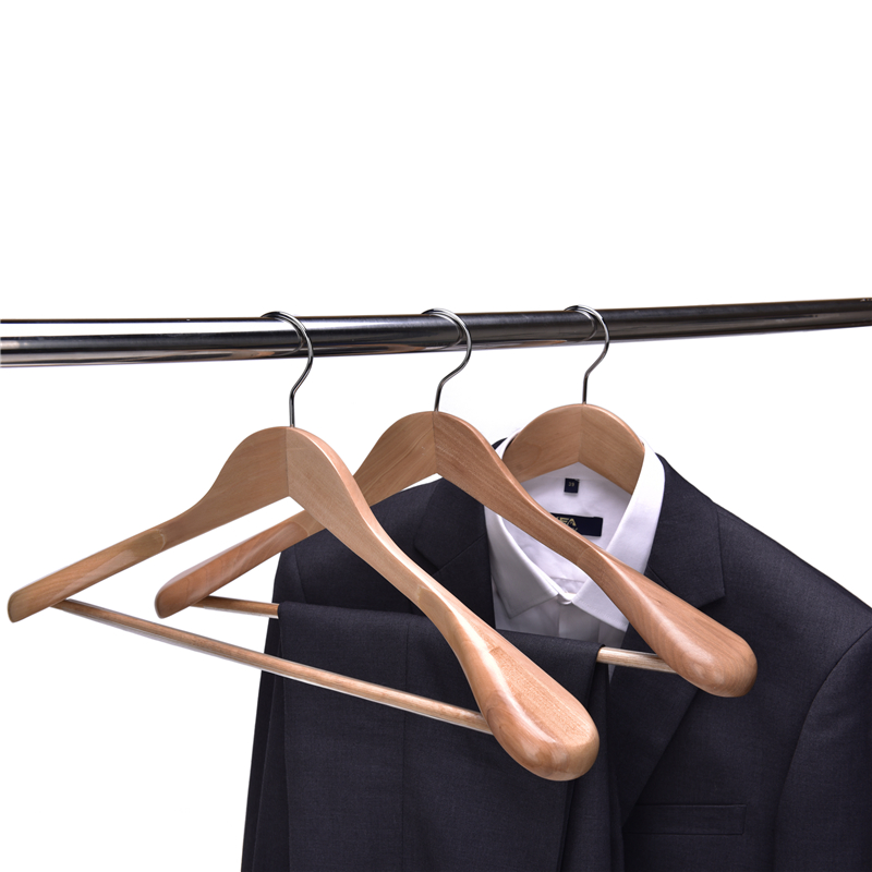 Wholesale Coat Hanger Wooden Garment Hangers Wood Clothes Hanger for Cloth